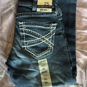 Ariat Women's Dark Blue Boot Cut Jeans